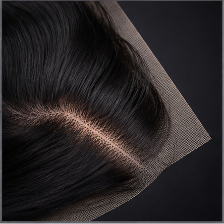 Lace closure close up