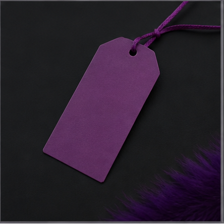 Purple sale tag